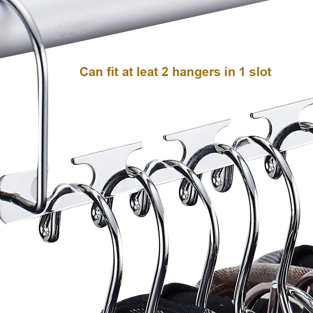 Space Saver Saving Metal Magic Hanger Coat Closet Clothes Wonder Organizer Hooks