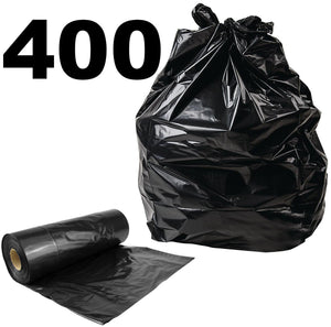 Heavy Duty Black Refuse Sacks Strong Bin Liners Dustbin Bags - 100 200 400 1000*
