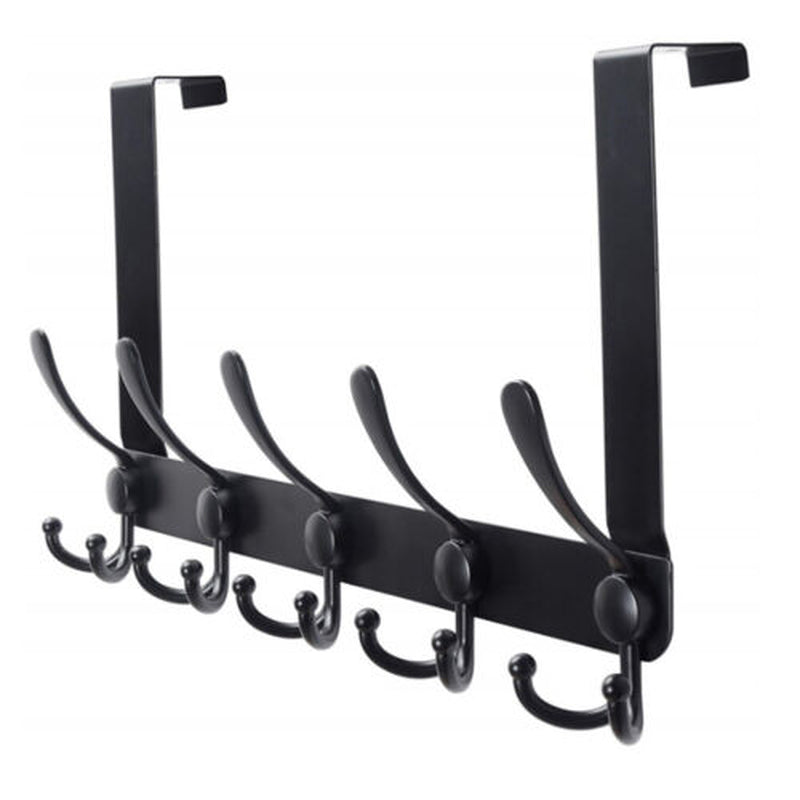 15 Hooks over the Door Hanger Foldable Clothes Coat Jacket Rack Towel Holder