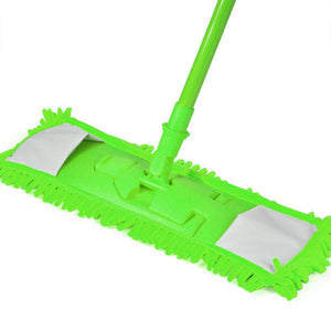 360 EXTENDABLE MICROFIBRE MOP CLEANER SWEEPER WOODEN LAMINATE TILE FLOOR WET DR