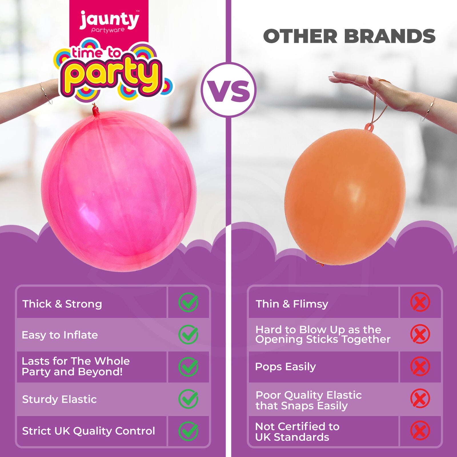 15-500 LARGE PUNCH BALLOONS Party Bag Fillers Goody CHILDRENS Loot Toys Birthday