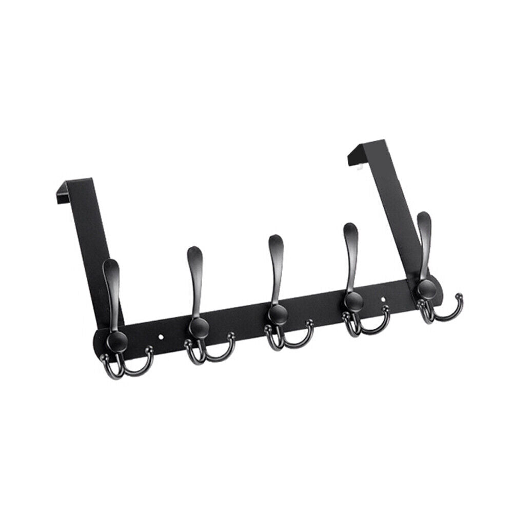 15 Hooks over the Door Hanger Foldable Clothes Coat Jacket Rack Towel Holder